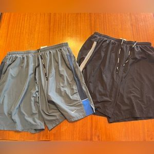 Nike Dri-Fit Men’s running shorts - lot of two pairs of shorts